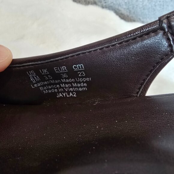 Naturalizer Jayla Leopard Print Calf Hair D'orsay Slingback Pumps Women's Size 6 - Picture 6 of 13